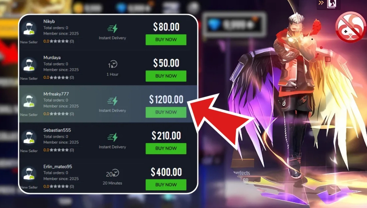 PlayerAuctions Free Fire: अब फ्री फायर अकाउंट्स और डायमंड्स खरीदें सुरक्षित और आसान तरीके से
