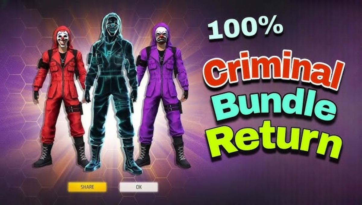 Ghost Criminal Bundle Return 2025: Free Fire में फिर लौट आया सबसे रहस्यमयी बंडल