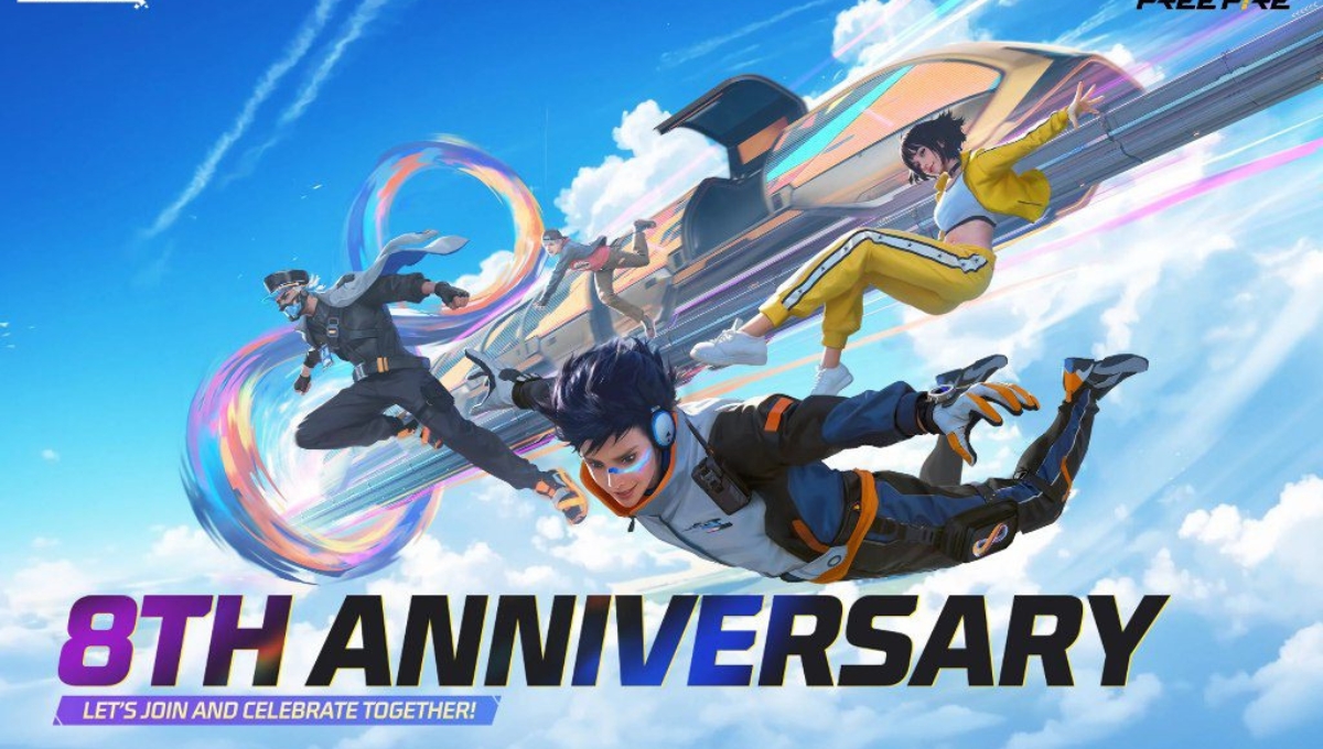 Free Fire 8th Anniversary 2025: अब कोड डालिए और पाएं फ्री डायमंड्स, स्किन्स और स्पेशल रिवॉर्ड्स