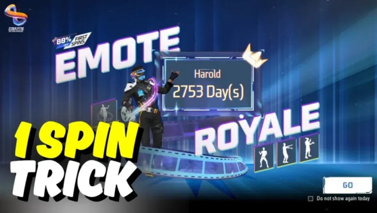 1 स्पिन में लेजेंडरी इमोट पाने का सीक्रेट जानिए Emote Royale Event 2025 की अनसुनी ट्रिक