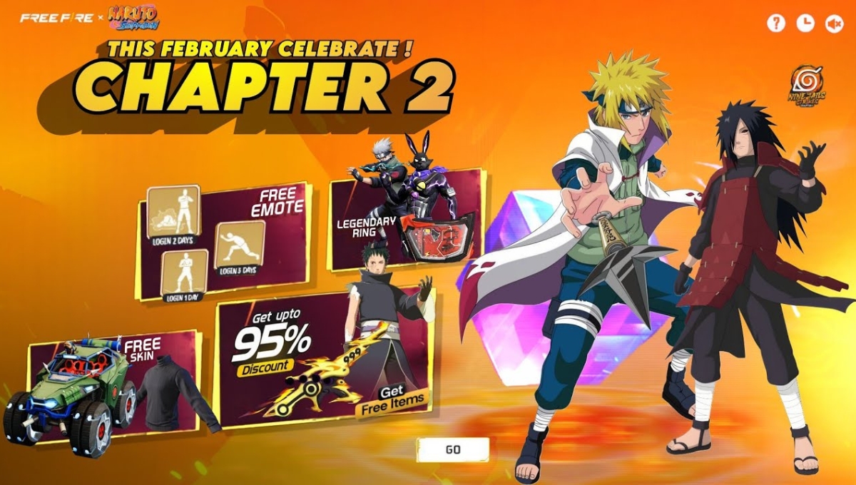 Free Fire x Naruto Chapter 2: जब शिनोबी की दुनिया टकराएगी बैटलग्राउंड से