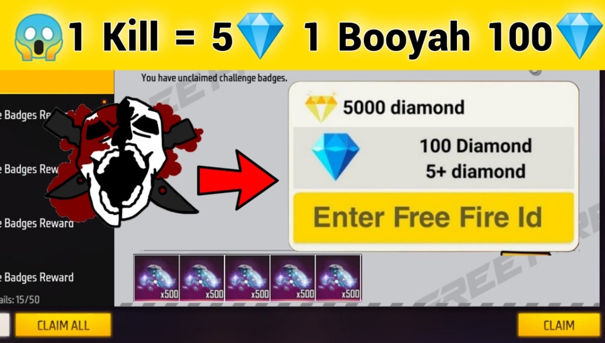 1 Kill = 50 Diamond जानिए Free Fire में वायरल हो रहे ऐप्स और उनके पीछे की सच्चाई 1 1 Kill = 50 Diamond जानिए Free Fire में वायरल हो रहे ऐप्स और उनके पीछे की सच्चाई 1 Kill = 50 Diamond जानिए Free Fire में वायरल हो रहे ऐप्स और उनके पीछे की सच्चाई