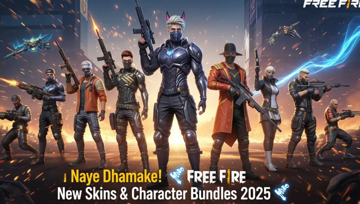 Free Fire New Skins And Characters Bundle 2025: इस बार का धमाका है कुछ खास