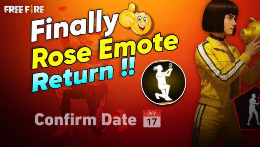 Free Fire में लौट रहा है Flowers of Love इमोट रेनिंग कोइन्स के साथ नया Emote Royale इवेंट जल्द होगा लॉन्च