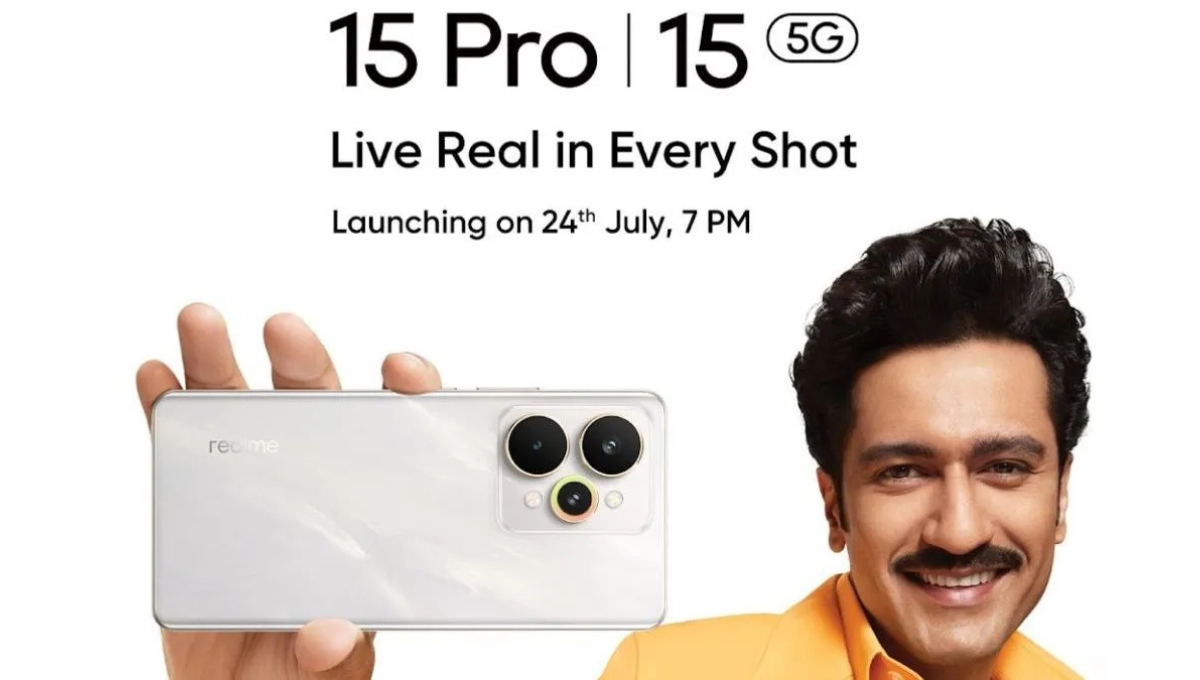 Realme 15 Series: 24 जुलाई को भारत में लॉन्च, शानदार डिज़ाइन और AI का जादू