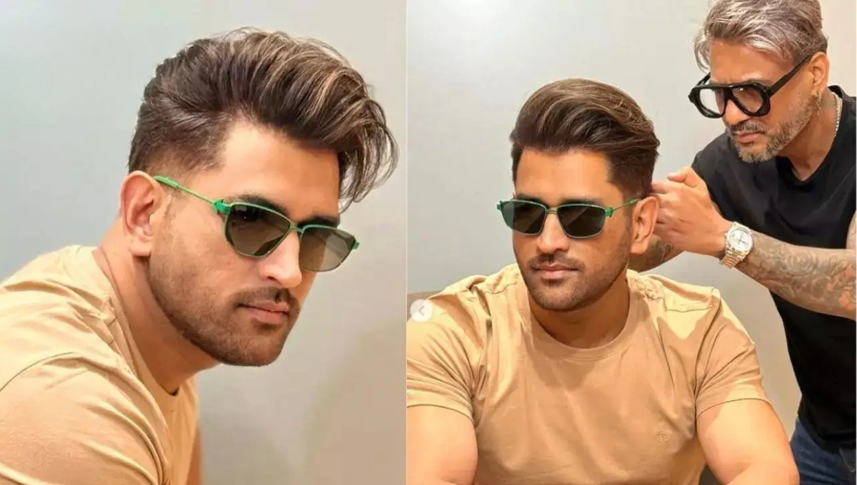 44 की उम्र में भी Style icon: सोशल मीडिया पर छाया धोनी का नया हेयरकट, फेड लुक ने मचाया तहलका