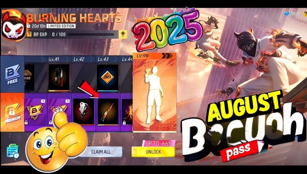 Free Fire August 2025 Booyah Pass: जब दिल में जले आग, और खेल बने जुनून 2 Free Fire August 2025 Booyah Pass: जब दिल में जले आग, और खेल बने जुनून Free Fire August 2025 Booyah Pass: When fire burns in the heart, and the game becomes passion