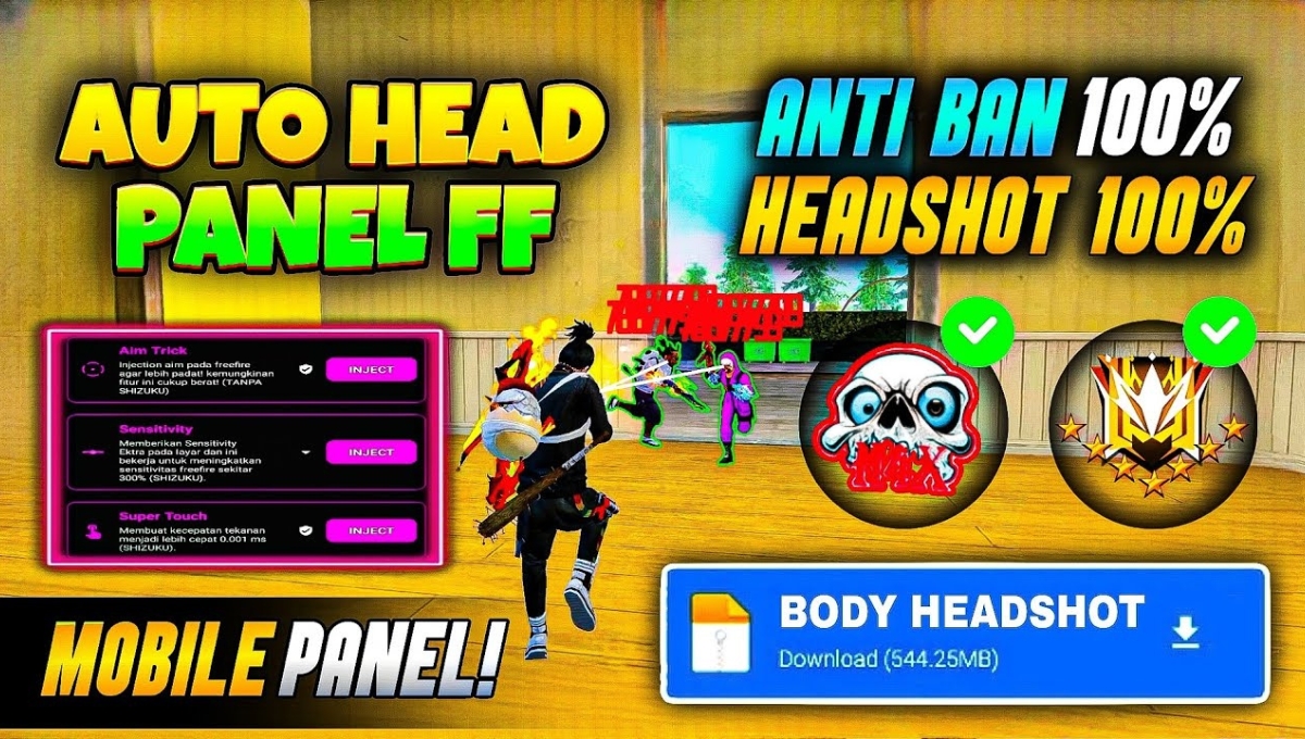 Free Fire Headshot Panel Download: हेडशॉट मारने का सबसे बड़ा गुप्त हथियार