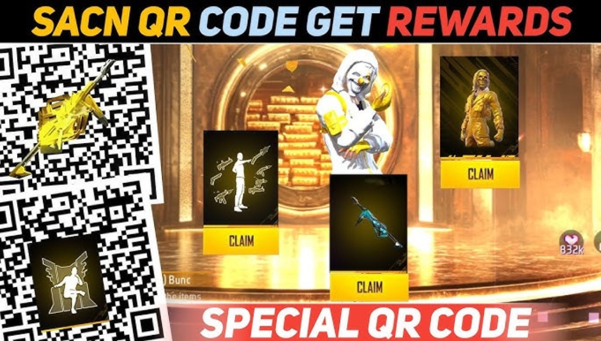 Free Fire QR Code Poker MP40 स्कैन करो और पाओ पावरफुल गन स्किन, बिना एक भी पैसा खर्च किए