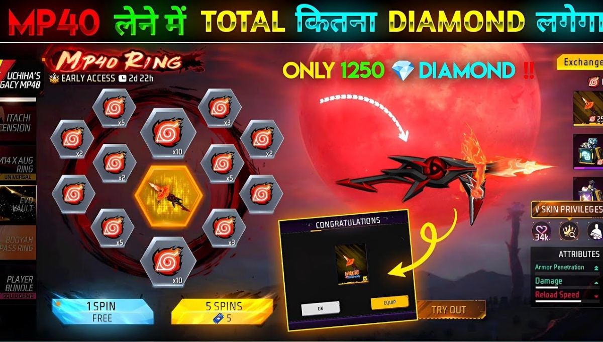 MP40 Final Shot Ring Event Free Fire: फ्री में पाएं MP40 स्किन, जानिए पूरी जानकारी 2 MP40 Final Shot Ring Event Free Fire: फ्री में पाएं MP40 स्किन, जानिए पूरी जानकारी MP40 Final Shot Ring Event Free Fire: फ्री में पाएं MP40 स्किन, जानिए पूरी जानकारी